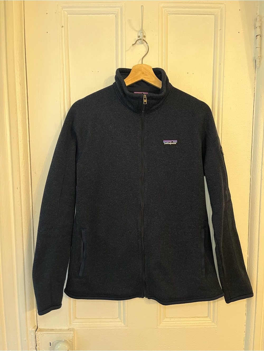 Patagonia Black Full-Zip Teddy Fleece Jacket